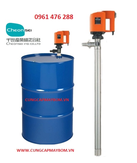 Bơm thùng phuy Cheonsei DR-FHH-10-U4A-S