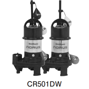 Bơm chìm bơm cát SHINMAYWA Model CR501DT-F50 0.25kW 380V cổng 50mm