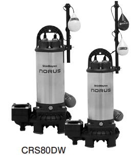 Bơm chìm bơm cát SHINMAYWA Model CRS401DT 0.25kW 380V cổng 40mm