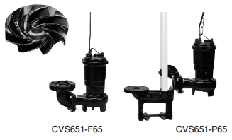 Bơm chìm nước thải SHINMAYWA Model CVS651 1.5 kW 380 Cỡ cổng 65mm