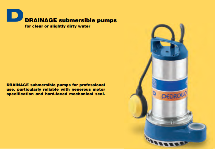 Bơm chìm PEDROLLO Model Dm 15