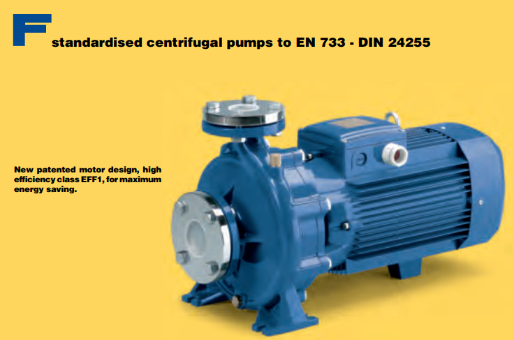Bơm ly tâm trục ngang PEDROLLO Model F 100/160A