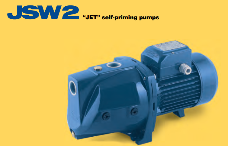 Bơm ly tâm trục ngang PEDROLLO Model JSW 15M