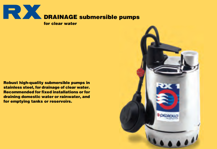 Bơm chìm PEDROLLO Model RX 4/40