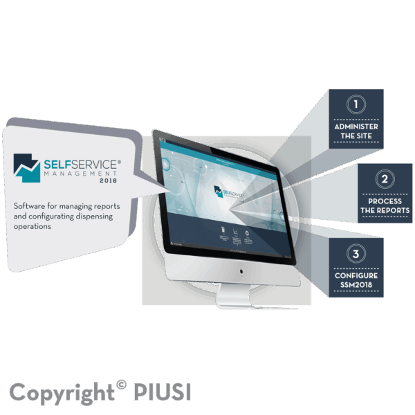 Phần mềm quản lý cấp phát qua web PIUSI Self Service Management 2018 Web