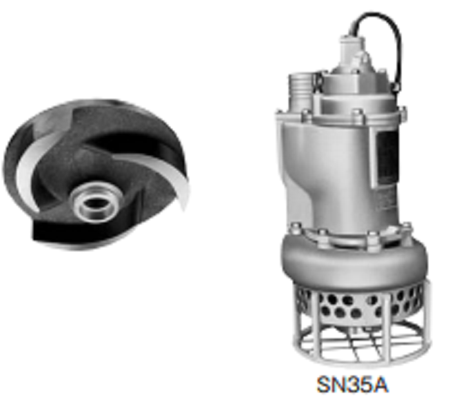 Bơm chìm bơm cát SHINMAYWA Model SN651A 37kW 380V cổng 150mm