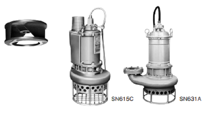 Bơm chìm bơm cát SHINMAYWA Model SN631A 22kW 380V cổng 150mm