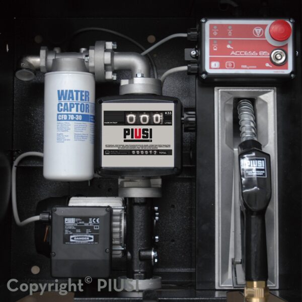 Bộ bơm dầu Diesel PIUSI ST Box Panther 72 K33 A60 WC 230V