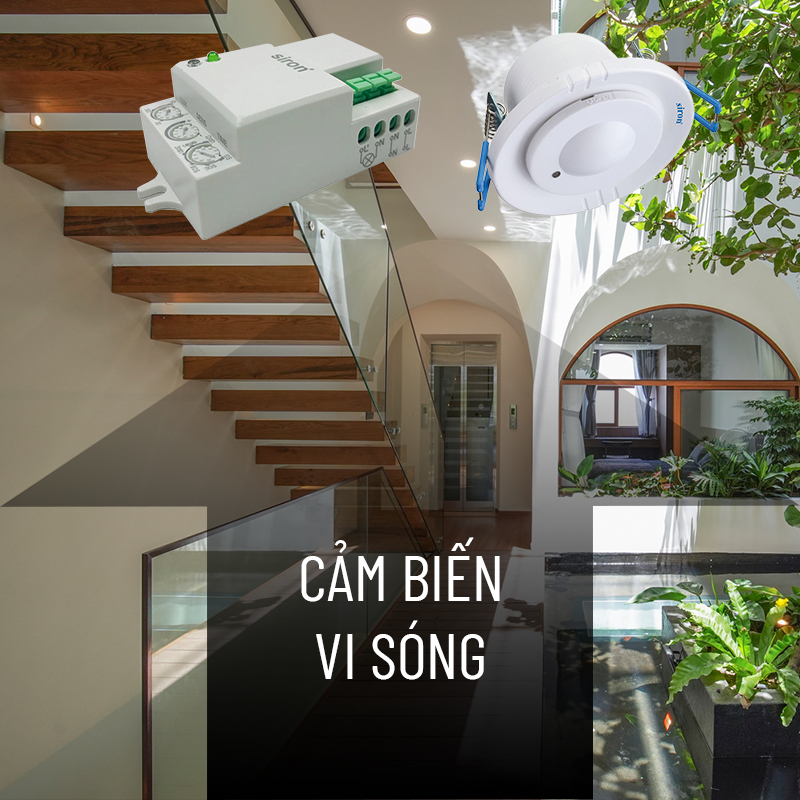 Công tắc cảm biến chuyển động vi sóng