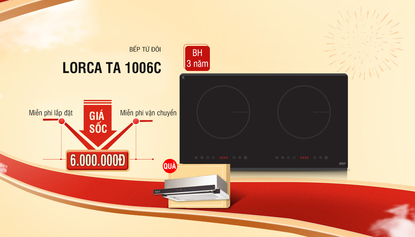 khuyến mãi bếp lorca ta 1006c