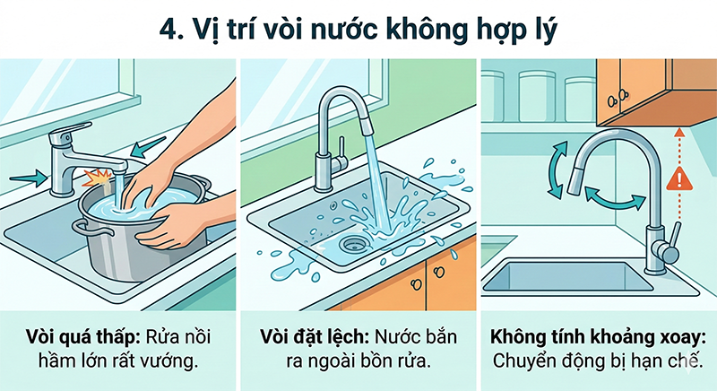 5 vấn đề khi lắp đặt chậu rửa không ai nhắc đến
