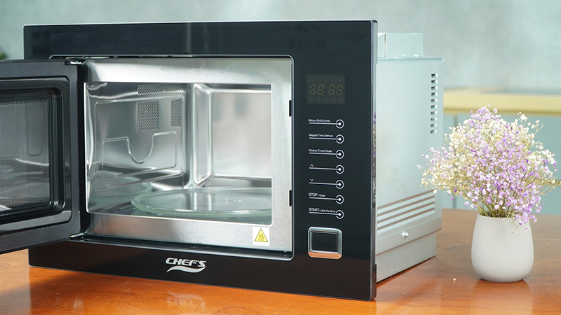Đánh giá chi tiết lò vi sóng có nướng Chefs EH MW801B