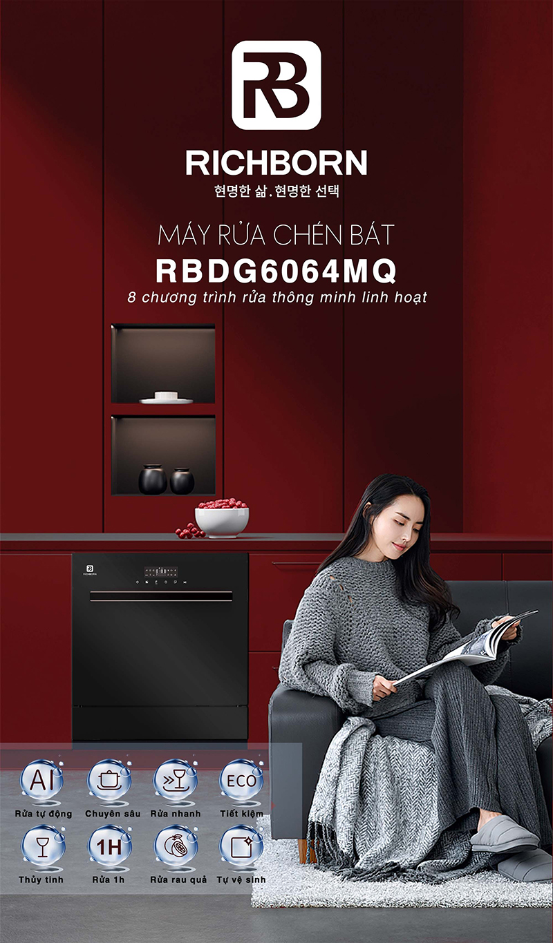 Máy Rửa Bát RICHBORN RBDG6064MQ