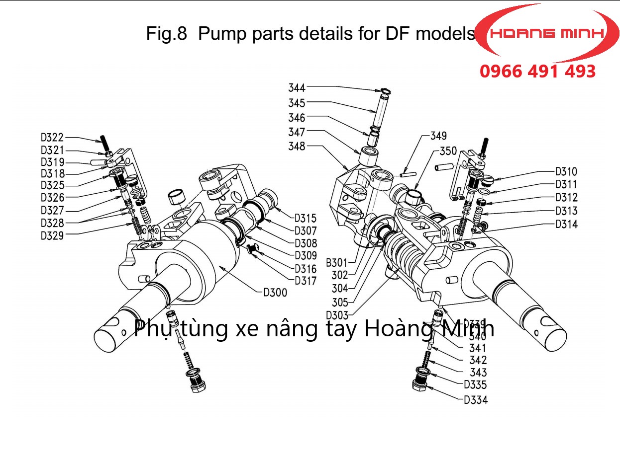 bơm thủy lực DF