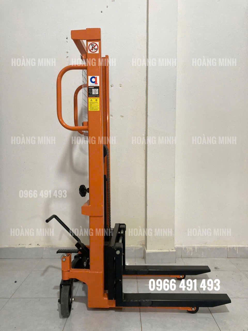 Xe nâng tay cao Ichimens tải trọng 300kg nâng cao tối đa 1.2m