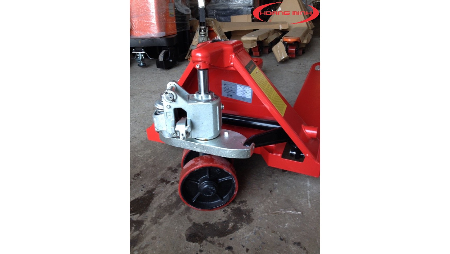 banh xe nang tay PU 180x50