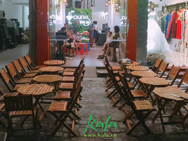 Những mẫu bàn ghế cafe vỉa hè giá rẻ