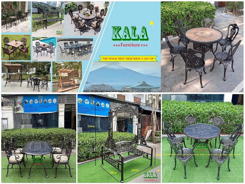 Nơi cung cấp bàn ghế sân vườn uy tín tại Hà Nội