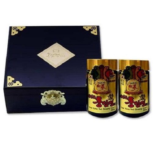 Cao Hồng Sâm Hộp Gỗ 2 Lọ 250g