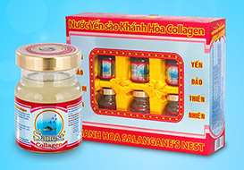 Nước yến Sanest Collagen 70ml hộp 6 lọ - 770H6