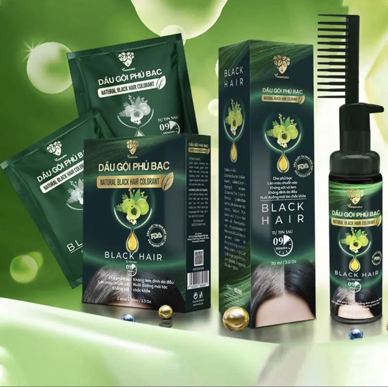 Dầu gội phủ bạc Black Hair