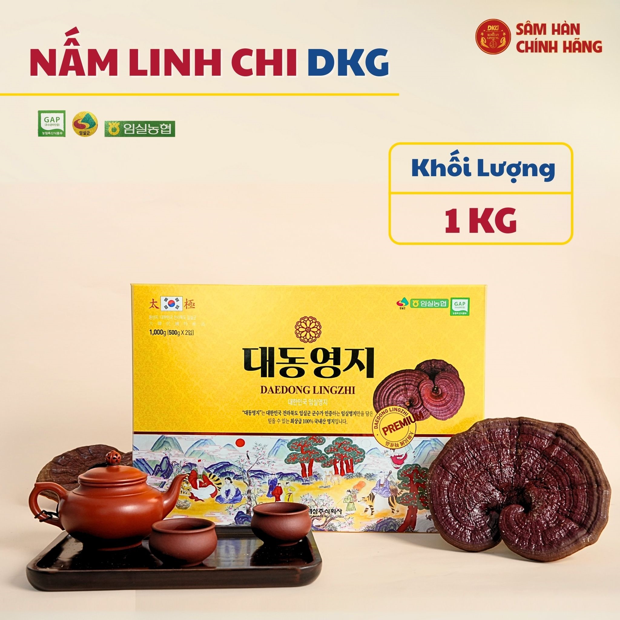 Nấm Linh Chi 1000g - Daedong