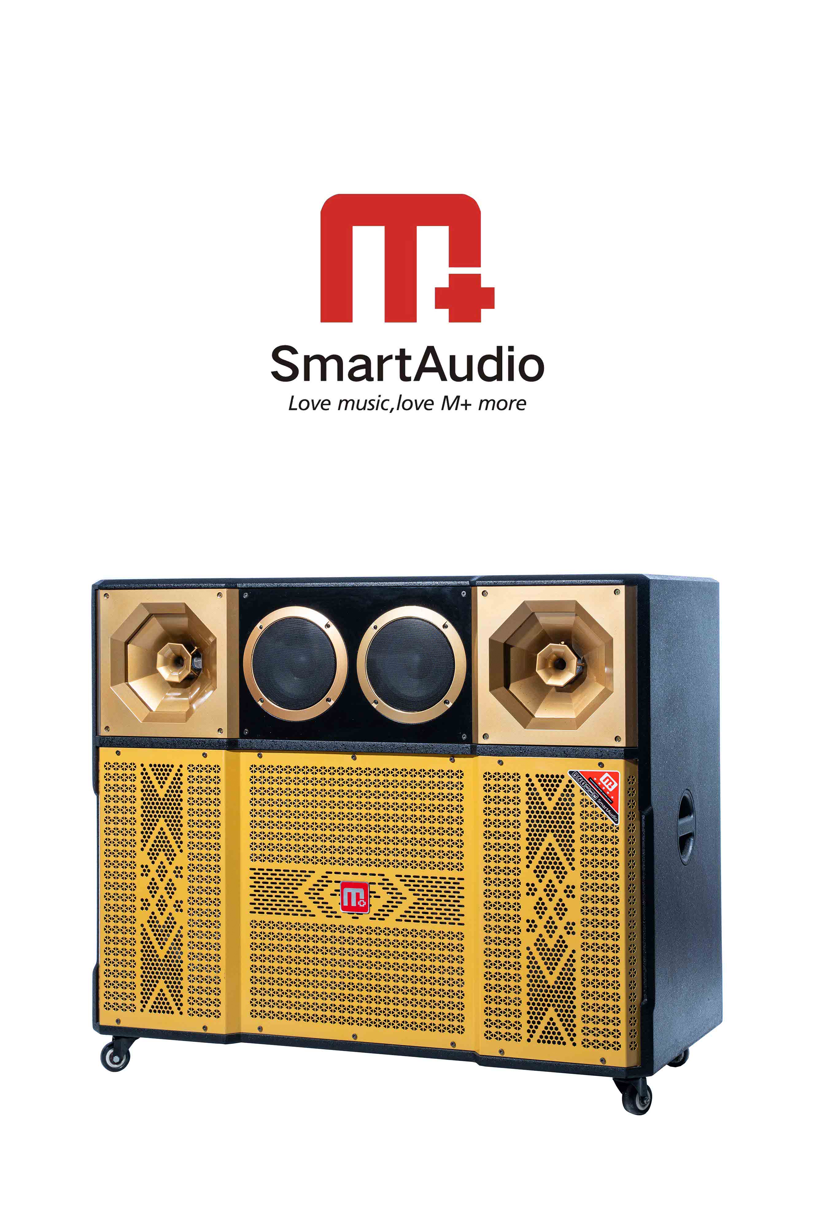 Loa Kéo Malata M+9837 Pro Công Suất Lớn - Tặng 2 Micro không dây UHF