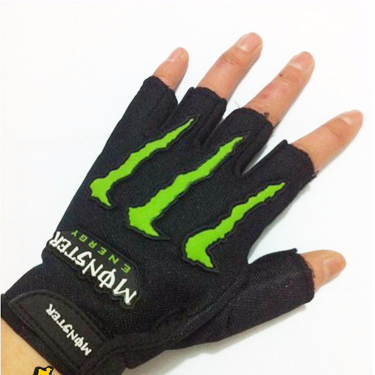 Găng vải Monster energy cụt ngón (Đôi)