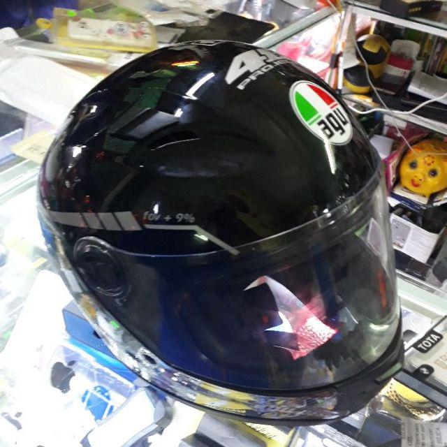 Mũ Agu fullface đen hàng chính hãng