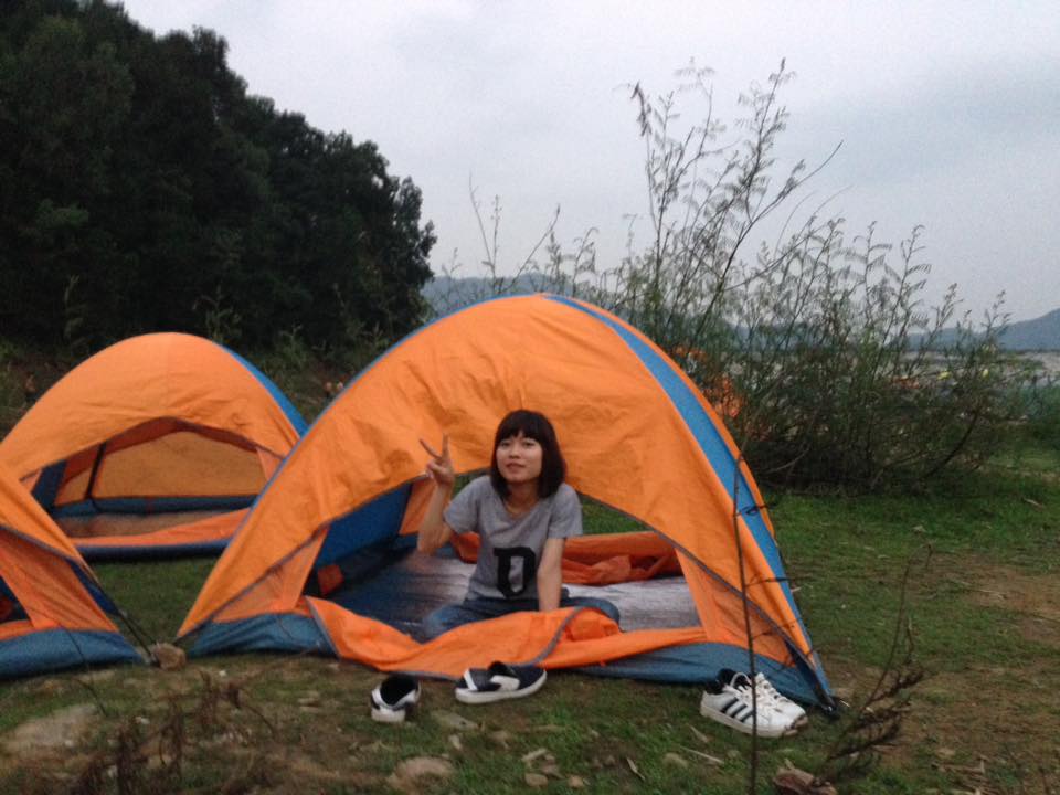 Lều trại 2 Người Cao Cấp 2 lớp chống mưa chống thấm
