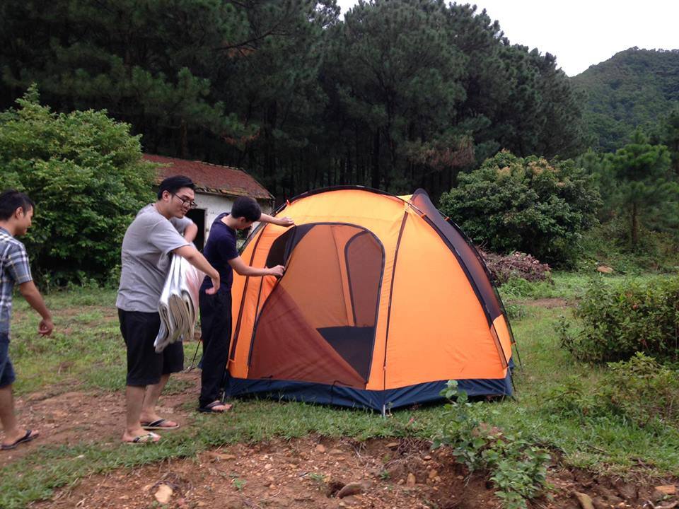 Lều trại 8 Người 2 lớp chống mưa chống thấm hàng chính hãng phân phối độc quyền