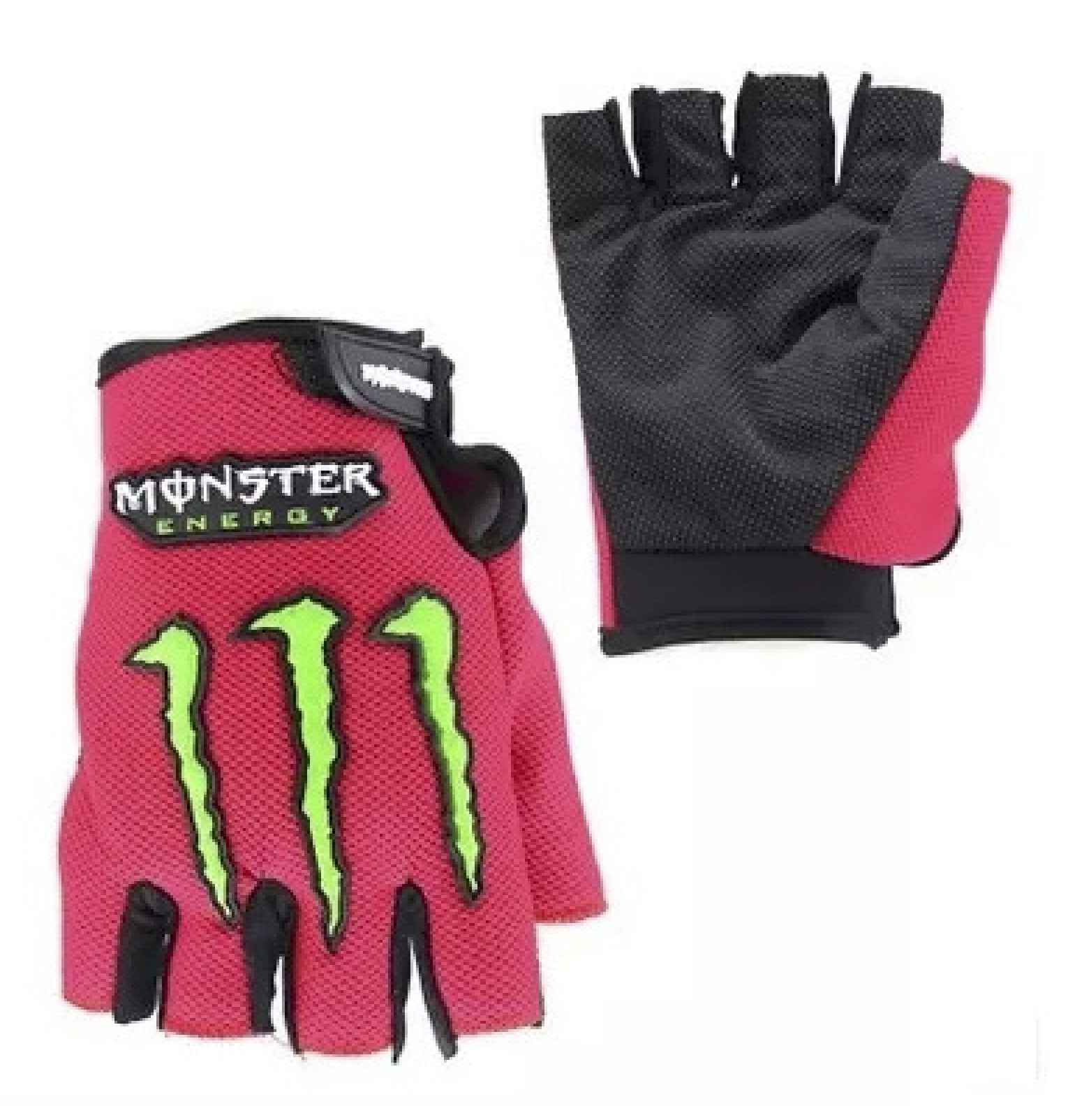 Găng vải Monster energy cụt ngón (Đôi)