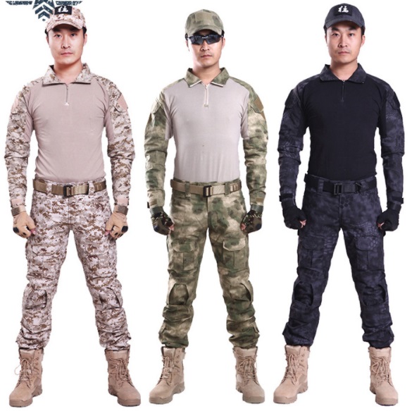 Thuê bộ quần áo lính dằn di ( 1 bộ gồm áo và quần)