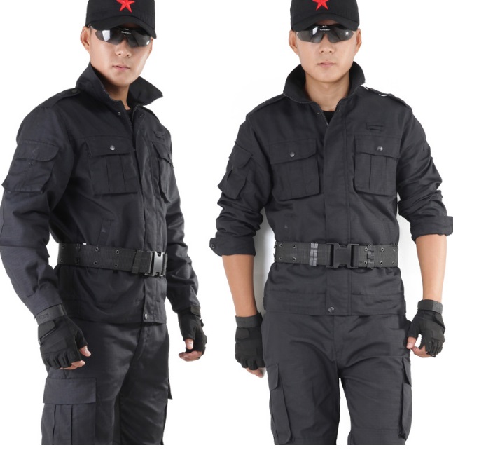 Thuê bộ quần áo đặc nhiệm đen (gồm áo và quần)