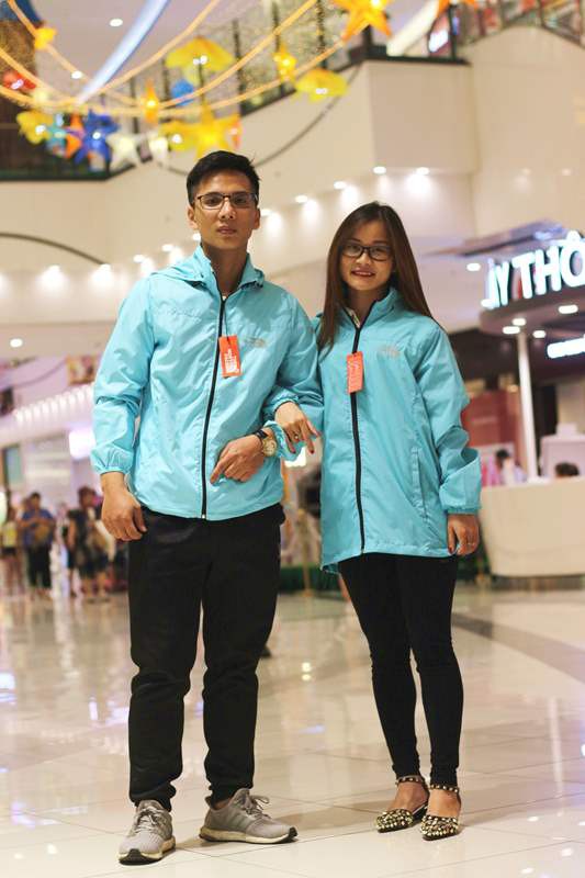 Áo gió 2 lớp màu trơn hàng đẹp the north face hàng chính hãng