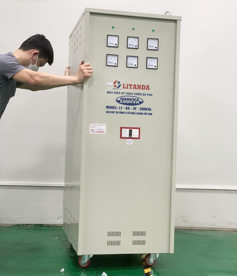 BIẾN ÁP 1 PHA RA 3 PHA 220V FUSHIN CHUYỂN ĐIỆN 1 PHA 220V THÀNH 3 PHA 220V HOẶC 380V