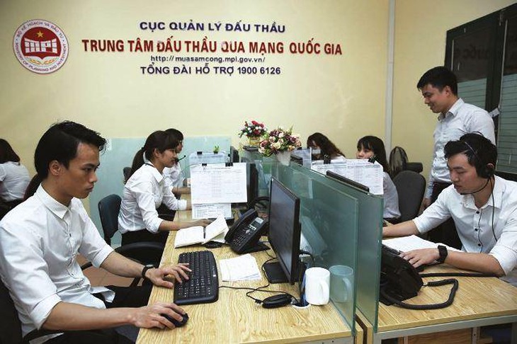 Đấu thầu qua mạng góp phần hoàn thành mục tiêu kép