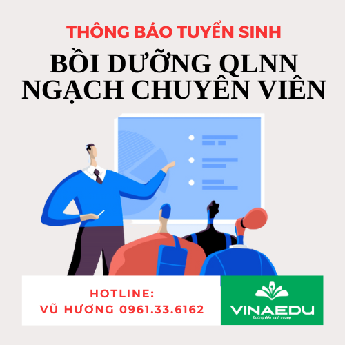 THÔNG BÁO TUYỂN SINH KHÓA HỌC BỒI DƯỠNG CHUYÊN VIÊN VÀ TƯƠNG ĐƯƠNG