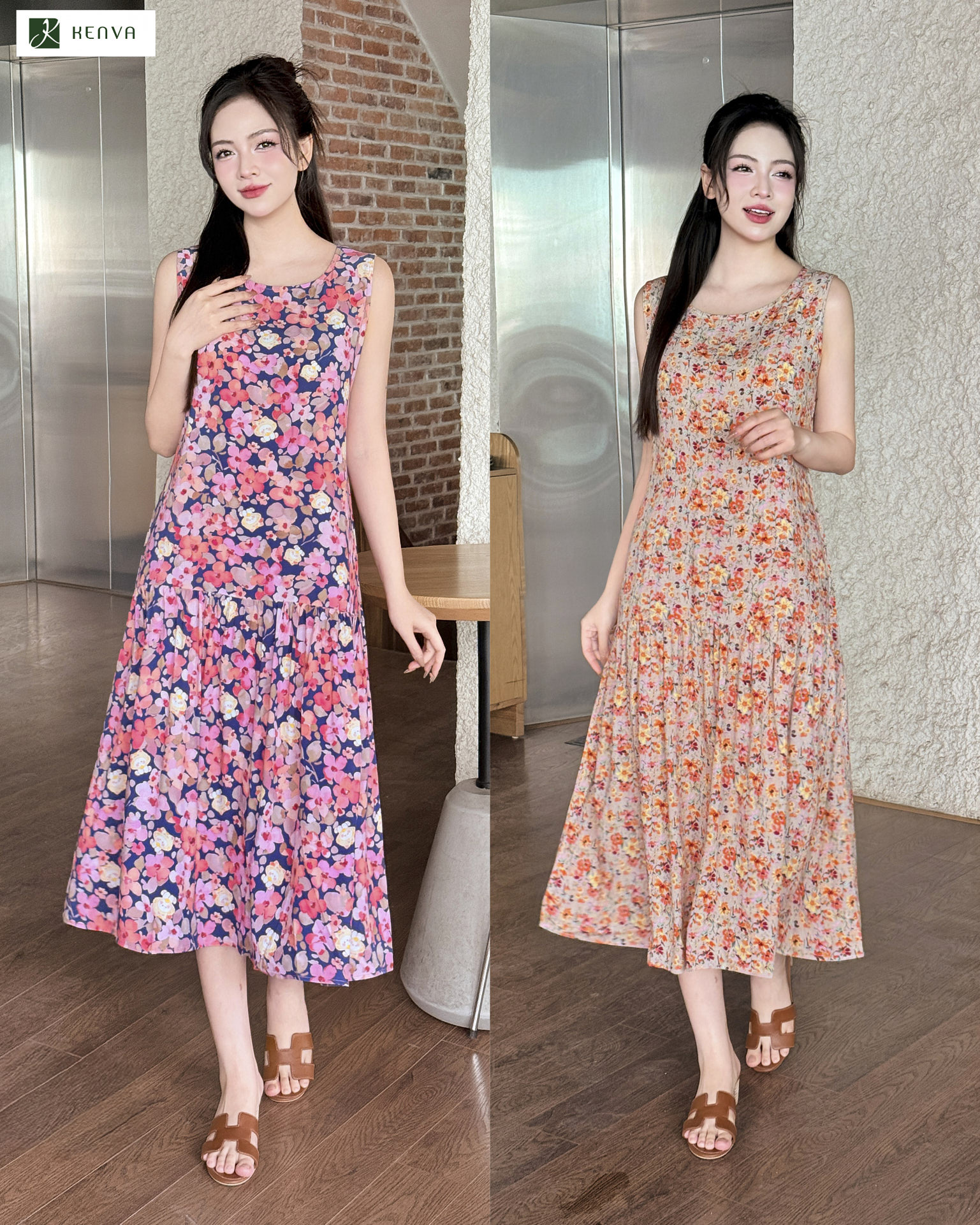 Váy lanh đuôi cá SN