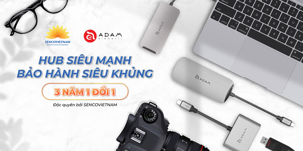 Cá Tháng Tư - Adam Elements tung siêu sale Hub series tại Việt Nam