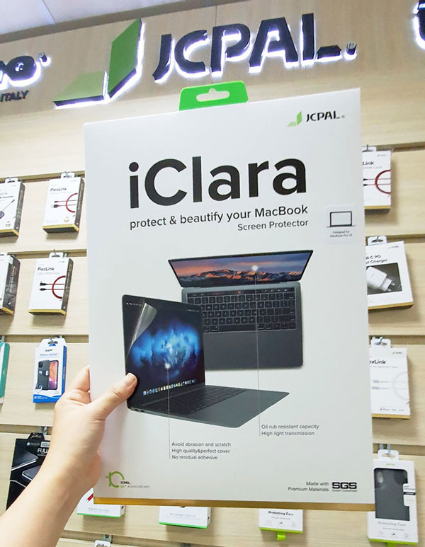 dán màn hình macbook 2016 13inch của thương hiệu JCPAL