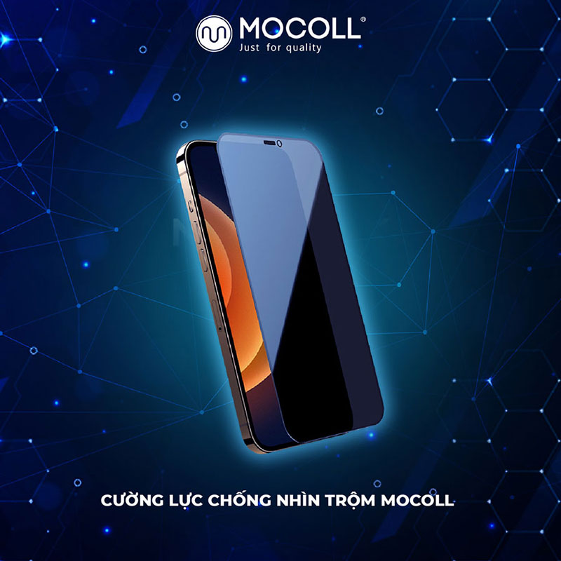 cường lực chống nhìn trộm thương hiệu Mocoll