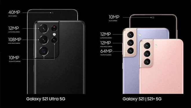 Galaxy S21 5G, S21+ 5G và S21 Ultra 5G