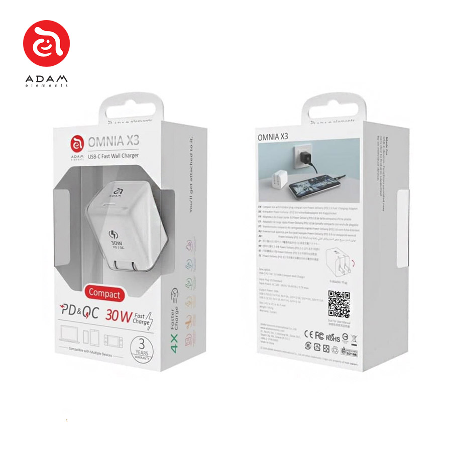 USB-C PD30W ADAM ELEMENT OMNIA X3 ...