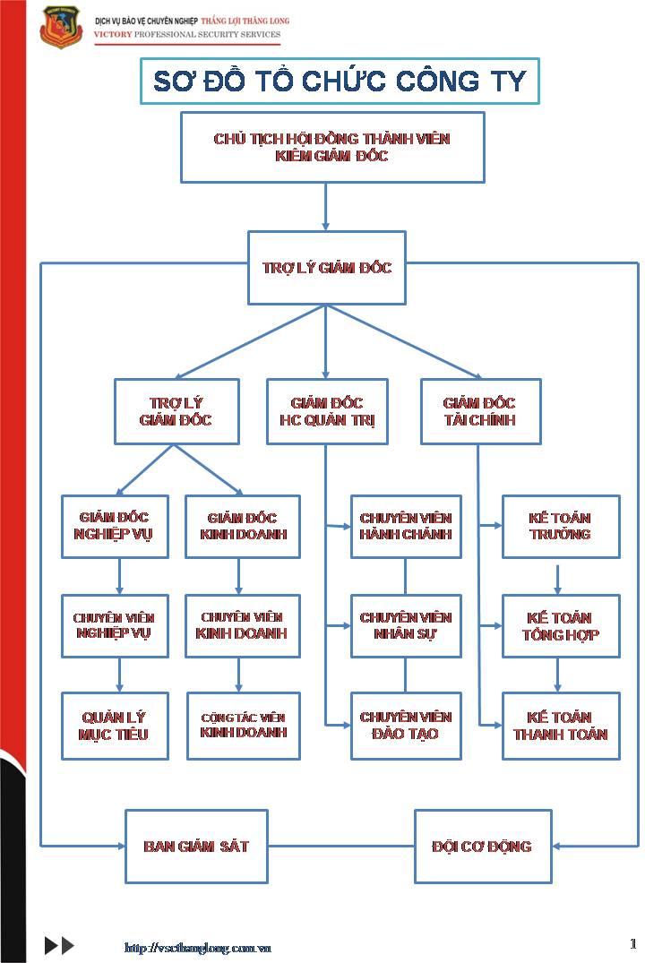 Sơ Đồ tổ chức Quản lý công ty TNHH Quảng cáo tổ chức sự kiện