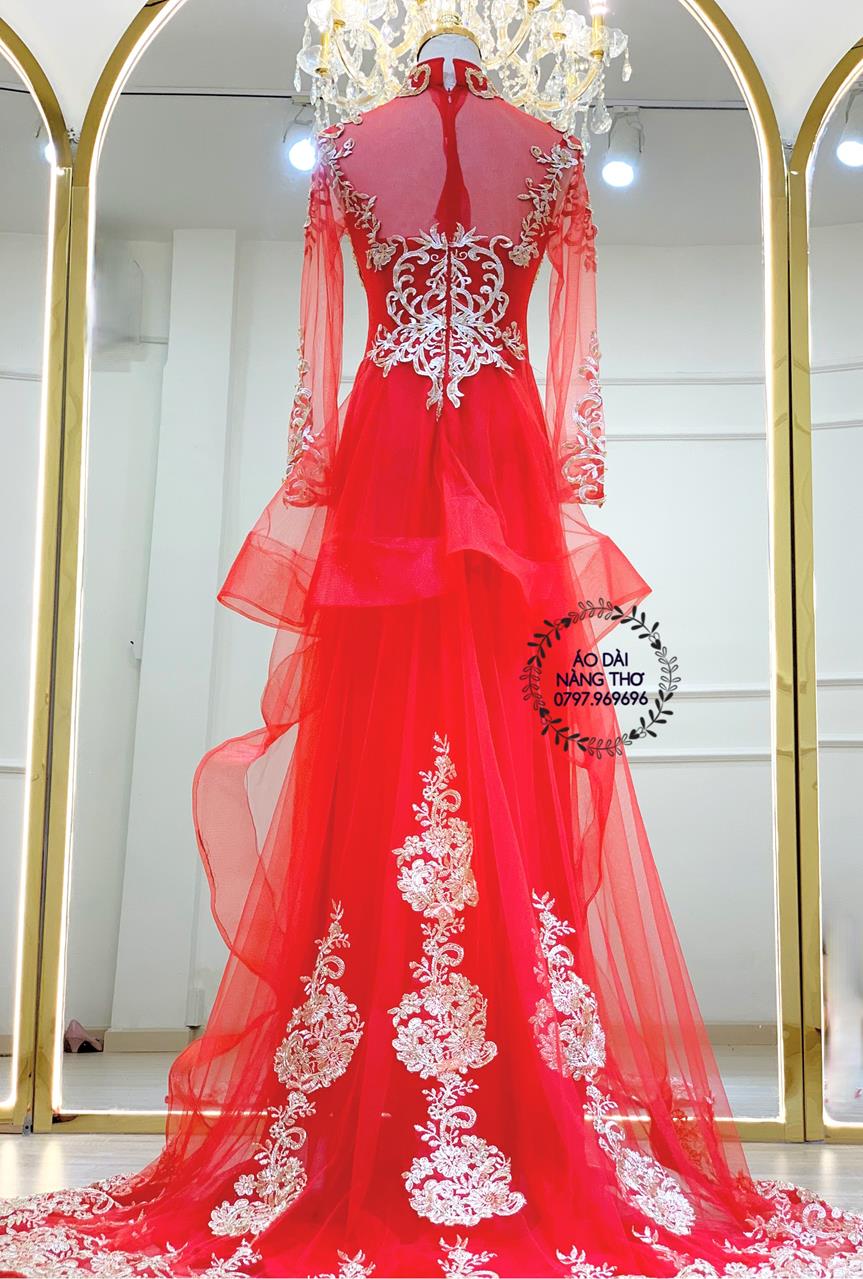 Các mẫu váy cưới đẹp màu đỏ xu thế chọn lựa của phần lớn cô dâu | Sammy  Bridal