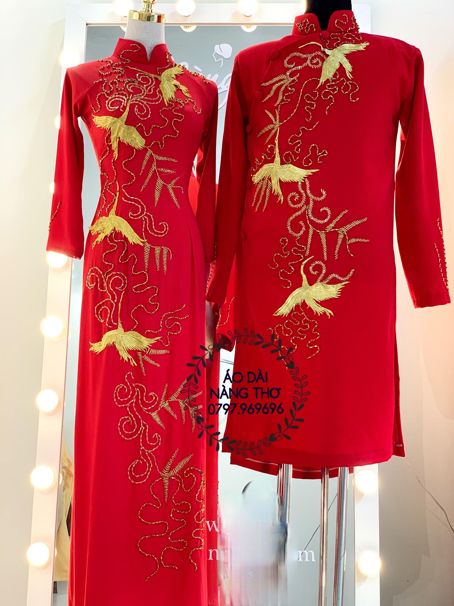ÁO DÀI CÔ DÂU (KHÔNG BAO GỒM ÁO CHÚ RỂ)