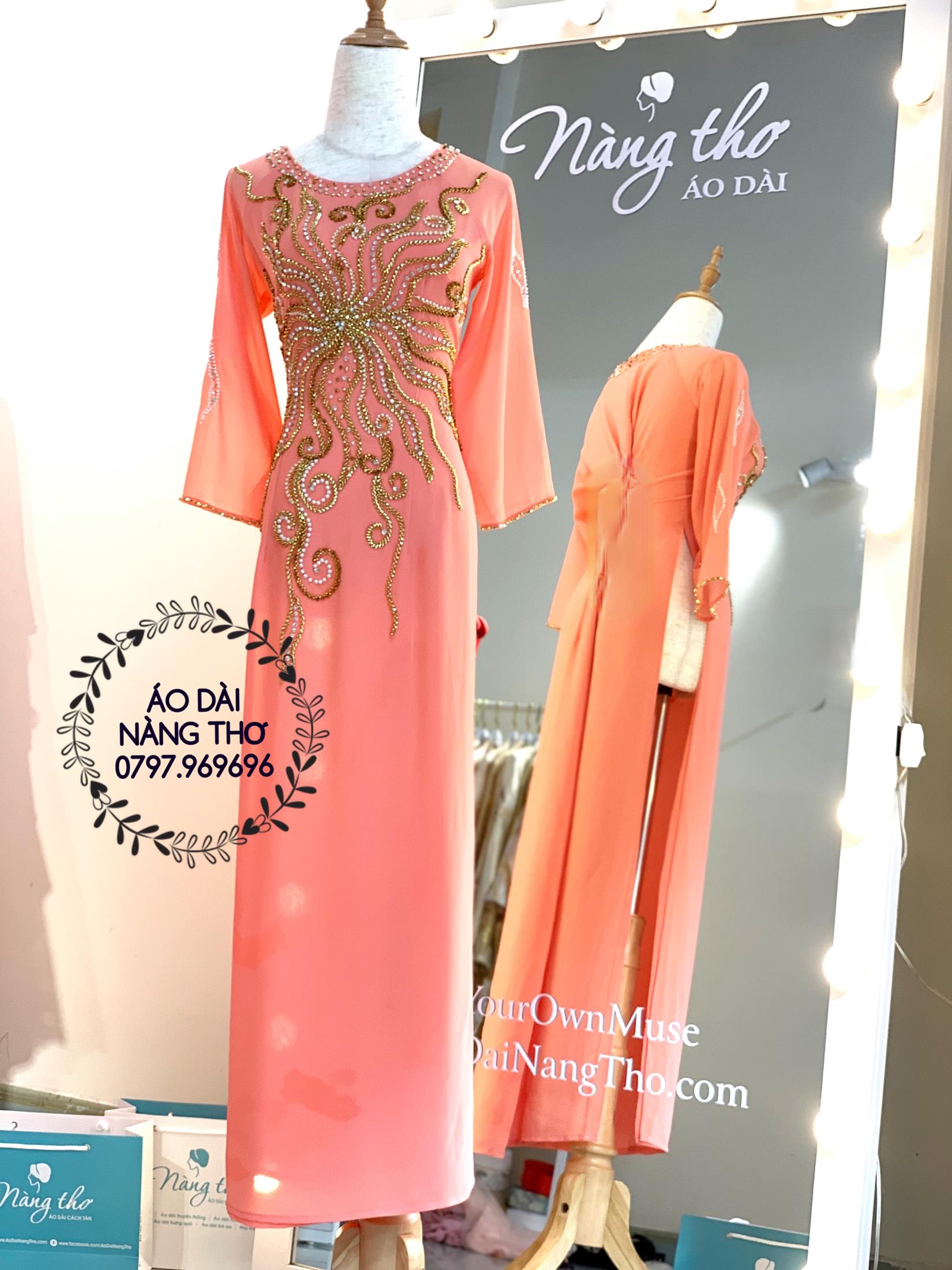 ÁO DÀI ĐI HỌ / NGỒI SUI