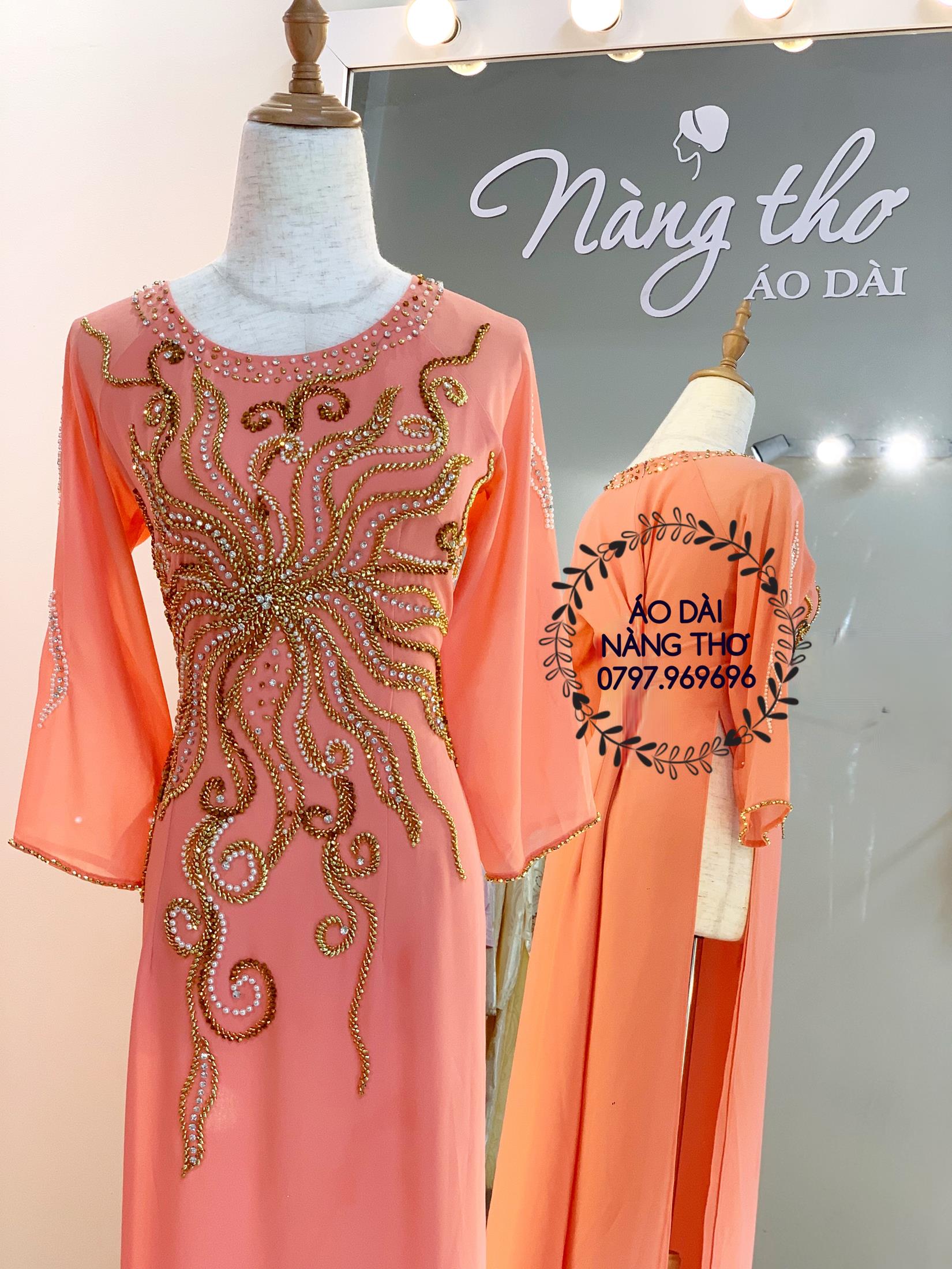 ÁO DÀI ĐI HỌ / NGỒI SUI