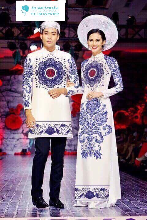 Áo dài truyền thống trẻ